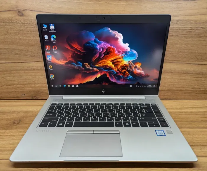Ультрабук Б-клас HP EliteBook 840 G6 / 14" (1920x1080) IPS / Intel Core i5-8265U (4 (8) ядра по 1.6 - 3.9 GHz) / 16 GB DDR4 / 512 GB SSD / Intel UHD Graphics 620 / WebCam / TouchID / Windows 10 б/в - зображення 2
