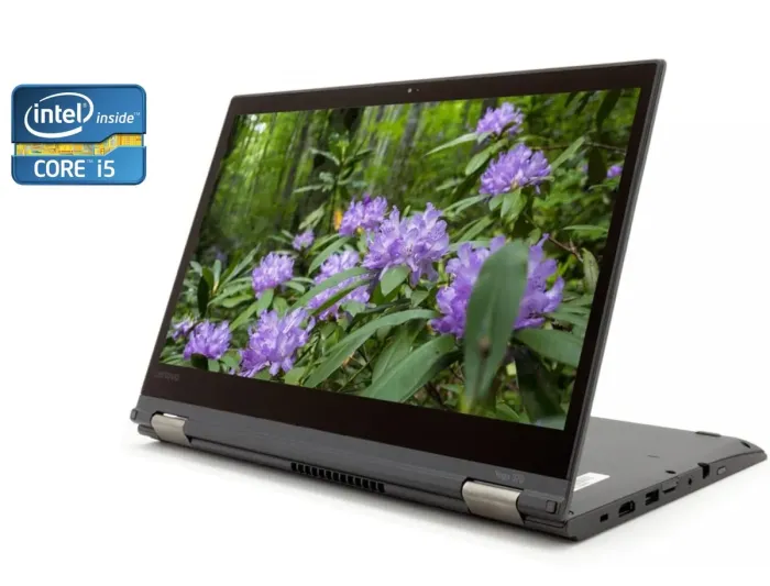 Ноутбук-трансформер Б-клас Lenovo ThinkPad Yoga 370 / 13.3" (1920x1080) IPS Touch / Intel Core i5-7300U (2 (4) ядра по 2.6 - 3.5 GHz) / 8 GB DDR4 / 240 GB SSD / Intel HD Graphics 620 / WebCam б/в - зображення 1