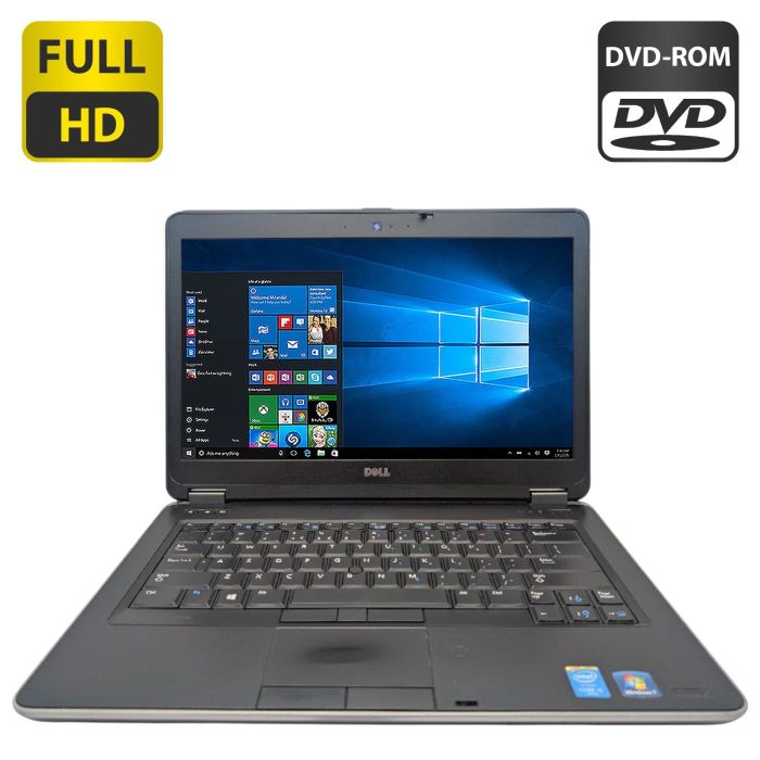 Ноутбук Dell Latitude E6440 / 14" (1920x1080) TN / Intel Core i5-4310M (2 (4) ядра по 2.7 - 3.4 GHz) / 8 GB DDR3 / 500 GB HDD / Intel HD Graphics 4600 / WebCam / DVD-ROM б/в - зображення 1