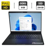 Ультрабук Б-клас Dell Latitude 7400 / 14" (1920x1080) IPS / Intel Core i5-8265U (4 (8) ядра по 1.6 - 3.9 GHz) / 8 GB DDR4 / 256 GB SSD / Intel UHD Graphics / WebCam / HDMI / Windows 11 Pro б/в