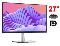 Монітор Dell P2722HE / 27" (1920x1080) IPS / 1x HDMI, 2x DisplayPort, 1x USB Type-C, 4x USB 3.2, 1x LAN (RJ-45) / VESA 100x100 / Pivot б/в