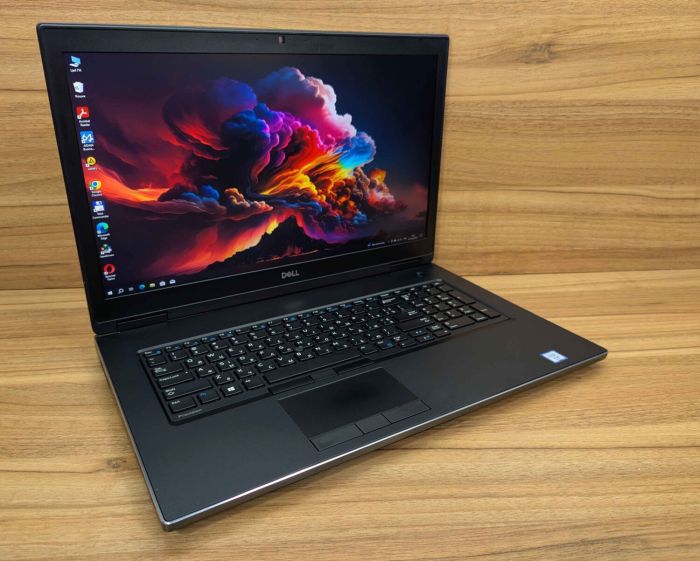 Мобільна робоча станція Dell Precision 7730 / 17.3" (1920x1080) IPS / Intel Xeon E-2176M (6 (12) ядер по 2.7 - 4.4 GHz) / 32 GB DDR4 / 480 GB SSD / nVidia Quadro P3200, 6 GB GDDR5, 192-bit / WebCam / Windows 10 б/в - зображення 4