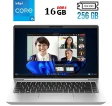 Ноутбук Б-клас HP EliteBook 640 G10 / 14" (1920x1080) IPS / Intel Core i5-1345U (10 (12) ядер по 1.2 - 4.7 GHz) / 16 GB DDR4 / 256 GB SSD M.2 / Intel Iris Xe Graphics / WebCam / USB4 / HDMI б/в