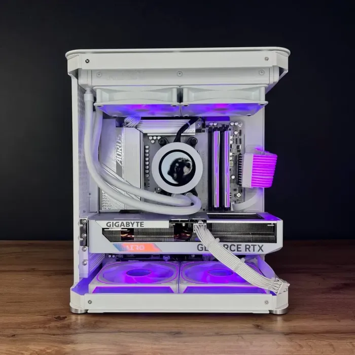 Збірка під замовлення: комп'ютер Jonsbo TK-1 White Tower / AMD Ryzen 5 7500F Tray (6 (12) ядер по 3.7 - 5.0 GHz) / 32 GB DDR5 / 1000 GB SSD M.2 / nVidia GeForce RTX 4060 Ti, 8 GB GDDR6, 128-bit / 850W - зображення 5