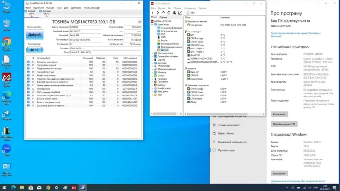 Мобільна робоча станція HP ZBook 15u G4 / 15.6" (1920x1080) TN Touch / Intel Core i7-7500U (2 (4) ядра по 2.7 - 3.5 GHz) / 16 GB DDR4 / 256 GB SSD + 500 GB HDD / AMD FirePro W4190M, 2 GB GDDR5, 128-bit / WebCam б/в - зображення 8