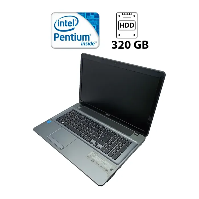 Ноутбук Acer Aspire E1-731 / 15.6" (1366x768) TN / Intel Pentium 2020M (2 ядра по 2.4 GHz) / 6 GB DDR3 / 320 GB HDD / Intel HD Graphics 2500 / WebCam б/в - зображення 1