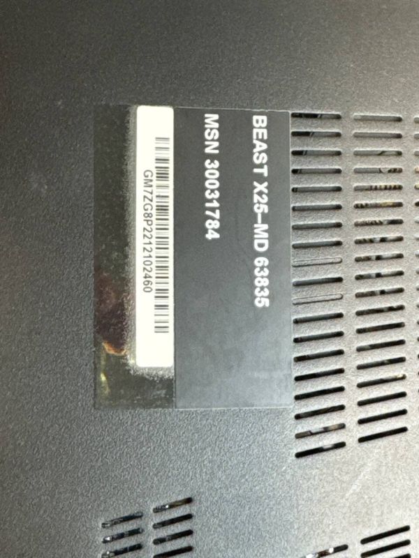 Ігровий ноутбук Б-класу Medion Erazer Beast X25-MD 63835 / 17,3" (1920x1080) IPS / AMD Ryzen 9 5900HX (8 (16) ядер по 3,3 - 4,6 ГГц) / 32 ГБ DDR4 / 2000 ГБ SSD NVMe / nVidia GeForce RTX 3080, 16 ГБ GDDR6, 256-біт / WebCam б/в - зображення 9