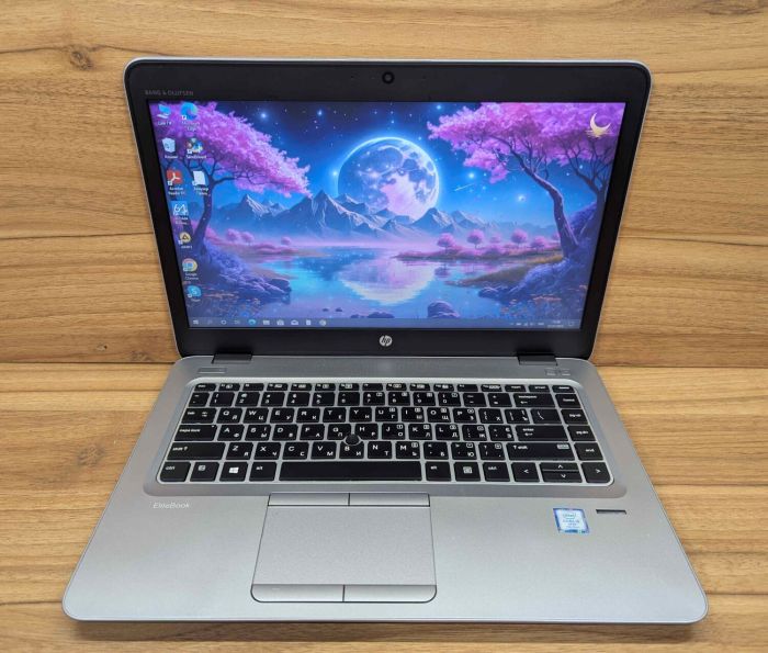 Ультрабук Б-клас HP EliteBook 840 G4 / 14" (1366x768) TN / Intel Core i5-7300U (2 (4) ядра по 2.6 - 3.5 GHz) / 8 GB DDR4 / 240 GB SSD / Intel HD Graphics 620 / WebCam / Fingerprint / Windows 10 б/в - зображення 2