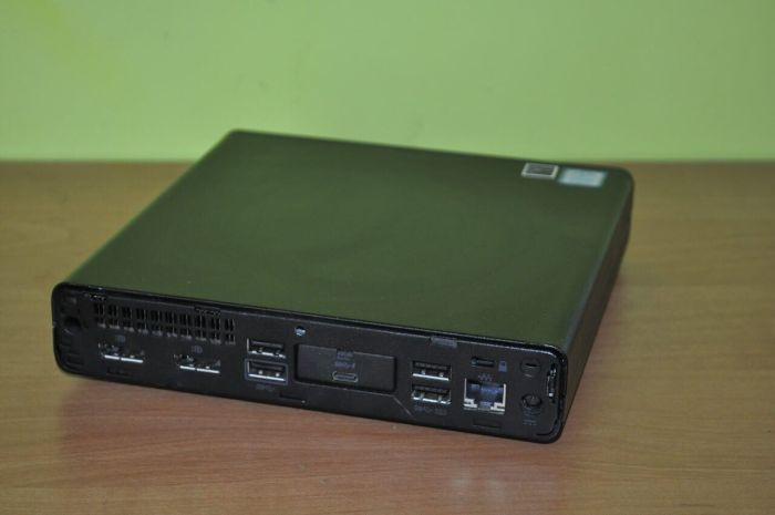 Неттоп HP ProDesk 600 G4 Desktop Mini USFF / Intel Core i3-8100T (4 ядра по 3.1 GHz) / 8 GB DDR4 / 256 GB SSD M.2 / Intel UHD Graphics 630 / Windows 11 Pro б/в - зображення 7