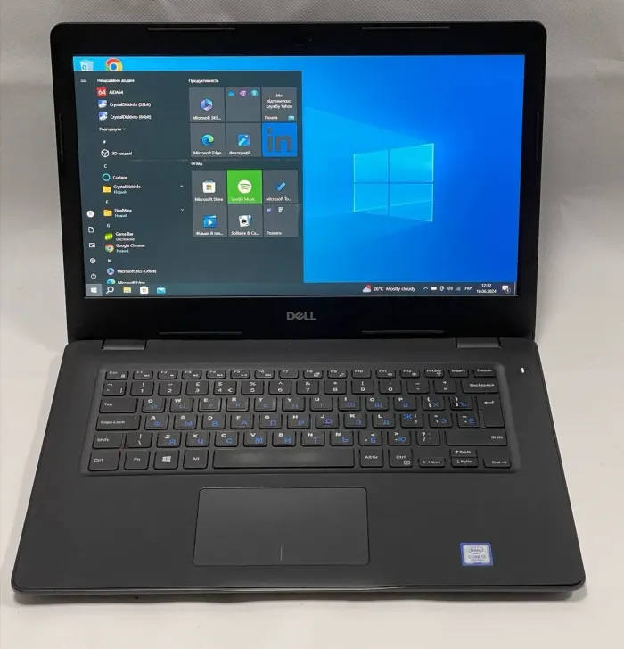 Ноутбук Б-клас Dell Latitude 3490 / 14" (1920x1080) IPS / Intel Core i3-7020U (2 (4) ядра по 2.3 GHz) / 8 GB DDR4 / 128 GB SSD / Intel UHD Graphics 620 / WebCam / HDMI б/в - зображення 8