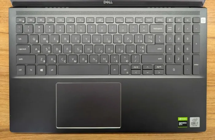 Ігровий ноутбук Dell Vostro 7500 / 15.6" (1920x1080) IPS / Intel Core i7-10750H (6 (12) ядер по 2.6 - 5.0 GHz) / 16 GB DDR4 / 512 GB SSD / nVidia GeForce GTX 1650, 4 GB GDDR6, 128-bit / WebCam / Fingerprint / Windows 10 б/в - зображення 3