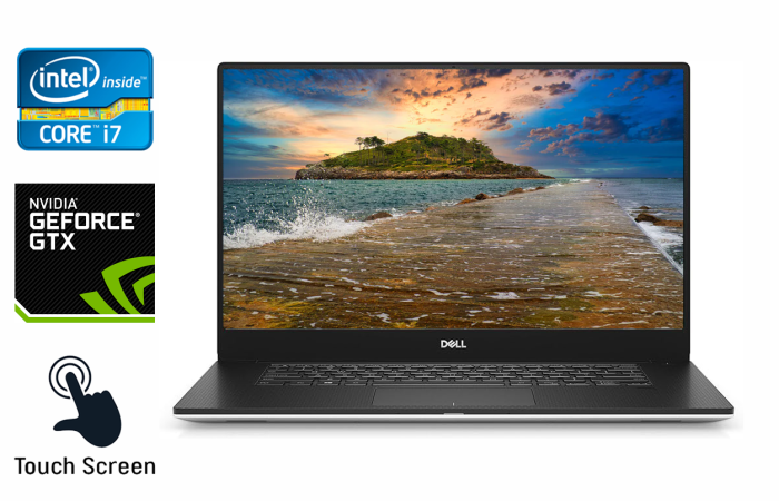 Ігровий ноутбук Dell XPS 15 7590 / 15,6" (3840x2160) IPS Touch / Intel Core i7-8750H (6 (12) ядер по 2.2 - 4.1 GHz) / 32 GB DDR4 / 1000 GB SSD / nVidia GeForce GTX 1650, 4 GB GDDR6, 128-bit / WebCam / Windows 10 б/в - зображення 1