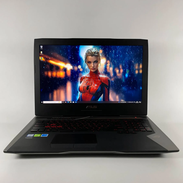 Ігровий ноутбук Asus ROG GL752VS / 17.3" (1920x1080) IPS / Intel Core i7-6820HK (4 (8) ядра по 2,7 - 3,6 ГГц) / 16 ГБ DDR4 / 500 ГБ SSD / nVidia GeForce GTX 1070, 8 ГБ GDDR5, 256-біт / HDMI / WebCam б/в - изображение 2