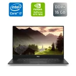 Ігровий ноутбук Dell XPS 15 7590 / 15,6" (3840x2160) IPS / Intel Core i7-9750H (6 (12) ядер по 2,6 - 4,5 ГГц) / 16 ГБ DDR4 / 512 ГБ SSD / nVidia GeForce GTX 1650, 4 ГБ GDDR6, 128-біт / Веб-камера / USB Type-C / Windows 10 б/в