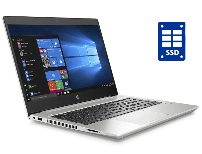 Ультрабук HP ProBook 440 G6 / 14" (1366x768) TN / Intel Core i3-8145U (2 (4) ядра по 2.1 - 3.9 GHz) / 8 GB DDR4 / 128 GB SSD / Intel UHD Graphics / WebCam / Win 10 Pro б/в - зображення 1