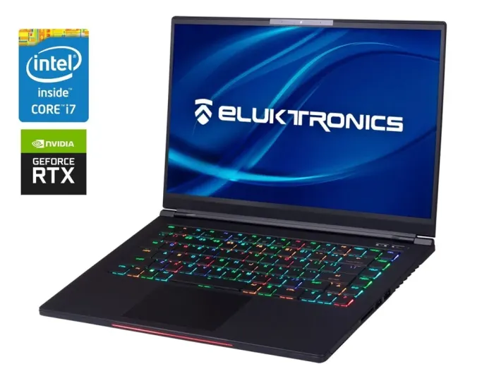 Ігровий ноутбук Eluktronics MAG-15 2070 / 15.6" (1920x1080) IPS / Intel Core i7-9750H (6 (12) ядер по 2.6 - 4.5 GHz) / 16 GB DDR4 / 512 GB SSD / nVidia GeForce RTX 2070 Max-Q, 8 GB GDDR6, 256-bit / WebCam б/в - зображення 1