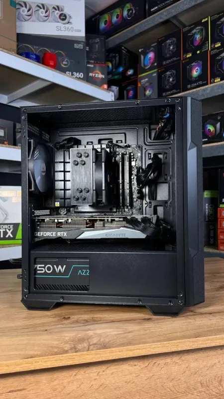 Збірка під замовлення: комп'ютер MSI MAG Forge M100R Black Tower / AMD Ryzen 5 7500F (6 (12) ядер по 3.7 - 5.0 GHz) / 32 GB DDR5 / 1000 GB SSD M.2 / nVidia GeForce RTX 3070, 8 GB GDDR6, 256-bit / 750W б/в - зображення 6