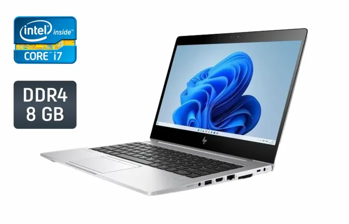 Ультрабук HP EliteBook 840 G5 / 14" (1920x1080) IPS / Intel Core i7-8650U (4 (8) ядра по 1.9 - 4.2 GHz) / 8 GB DDR4 / 256 GB SSD / Intel UHD Graphics 620 / WebCam / Fingerprint / Windows 10 б/в - зображення 1