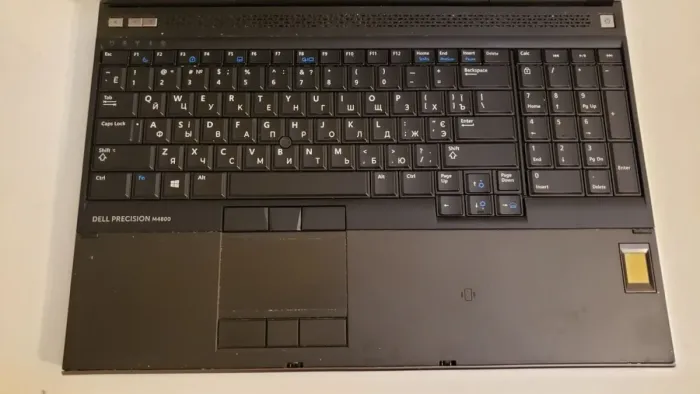 Мобільна робоча станція Б-класу Dell Precision M4800 / 15,6" (1920x1080) IPS / Intel Core i7-4930MX (4 (8) ядра по 3.0 - 3.9 GHz) / 32 GB DDR3 / 512 GB SSD + 500 GB HDD / AMD FirePro M5100, 2 GB GDDR5, 128-bit / WebCam / DVD-ROM б/в - изображение 3