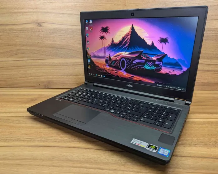 Мобільна робоча станція Б-клас Fujitsu Celsius H780 / 15.6" (1920x1080) IPS / Intel Core i7-8750H (6 (12) ядер по 2.2 - 4.1 GHz) / 32 GB DDR4 / 512 GB SSD / nVidia Quadro P600, 4 GB GDDR5, 128-bit / WebCam / 4G / Windows 10 б/в - зображення 5