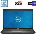 Ультрабук Dell Latitude 7390 / 13.3" IPS / Intel Core i5-8250U (4(8) ядра по 1.6-3.4GHz) / 8GB DDR4 / 128GB SSD / UHD Graphics 620 / WebCam / USB 3.1 / HDMI / Win 10 б/в