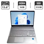 Ноутбук HP 15-dy2791wm / 15.6" (1366x768) TN / Intel Core i3-1115G4 (2 (4) ядра по 4.1 GHz) / 16 GB DDR4 / 512 GB SSD / Intel UHD Graphics / WebCam б/в