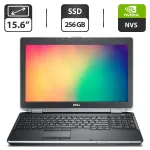 Ноутбук Б-клас Dell Latitude E6530 / 15.6" (1600x900) TN / Intel Core i5-3360M (2 (4) ядра по 2.8 - 3.5 GHz) / 8 GB DDR3 / 256 GB SSD / nVidia NVS 5200M, 1 GB GDDR5, 64-bit / HDMI б/в