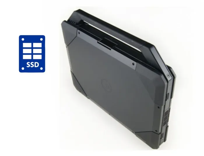 Захищений ноутбук Б-клас Dell Latitude 5414 Rugged / 14" (1366x768) TN / Intel Core i3-6100U (2 (4) ядра по 2.3 GHz) / 8 GB DDR4 / 256 GB SSD / Intel HD Graphics 520 / WebCam б/в - зображення 2