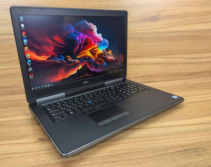 Мобільна робоча станція Dell Precision 7720 / 17,3" (1920x1080) IPS / Intel Core i7-7820HQ (4 (8) ядра по 2.9 - 3.9 GHz) / 32 GB DDR4 / 512 GB SSD / nVidia Quadro P4000, 8 GB GDDR5, 256-bit / Windows 10 б/в - зображення 4