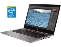 Ультрабук Б-клас HP ZBook 14u G6 / 14" (1920x1080) IPS / Intel Core i7-8565U (4 (8) ядра по 1.8 - 4.6 GHz) / 16 GB DDR4 / 512 GB SSD NVMe / Intel UHD Graphics / WebCam / Win 10 Pro б/в
