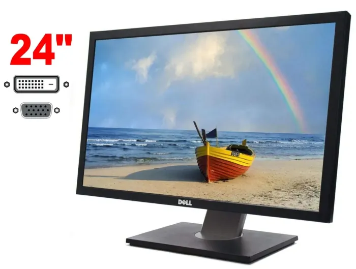 Монітор Dell P2411Hb / 24" (1920x1080) IPS / 1x DVI, 1xVGA, 2x USB 2.0 / VESA 100x100 б/в - зображення 1