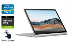 Ноутбук-трансформер Б-клас Microsoft Surface Book 3 / 13.5" (3000x2000) IPS Touch / Intel Core i7-1065G7 (4 (8) ядра по 1.3 - 3.9 GHz) / 16 GB DDR4 / 256 GB SSD / nVidia GeForce GTX 1650 Max-Q, 4 GB GDDR5, 128-bit / WebCam / USB Type-C б/в