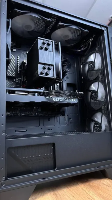 Збірка під замовлення: ігровий ПК MSI MAG Forge 120A Airflow Tower / AMD Ryzen 5 8400F (6 (12) ядер по 4.2 - 4.7 GHz) / 32 GB DDR5 / 1000 GB SSD M.2 / nVidia GeForce RTX 4060, 8 GB GDDR6, 128-bit / 650W - зображення 7