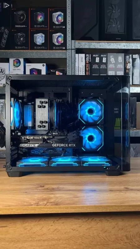 Збірка під замовлення: ігровий ПК AeroCool P300C-G-BK-v1 Tower / AMD Ryzen 7 7700 (8 (16) ядер по 3.8 - 5.3 GHz) / 32 GB DDR5 / 1000 GB SSD M.2 / nVidia GeForce RTX 5070, 12 GB GDDR7, 192-bit / 750W - зображення 4