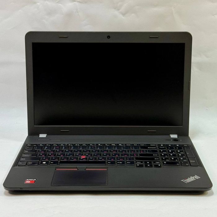 Ноутбук Lenovo ThinkPad E550 / 15.6" (1366x768) TN / AMD A6-7000 (2 ядра по 2.2 - 3.0 GHz) / 8 GB DDR3 / 120 GB SSD / AMD Radeon R4 Graphics / WebCam / Windows 10 Pro б/в - зображення 3