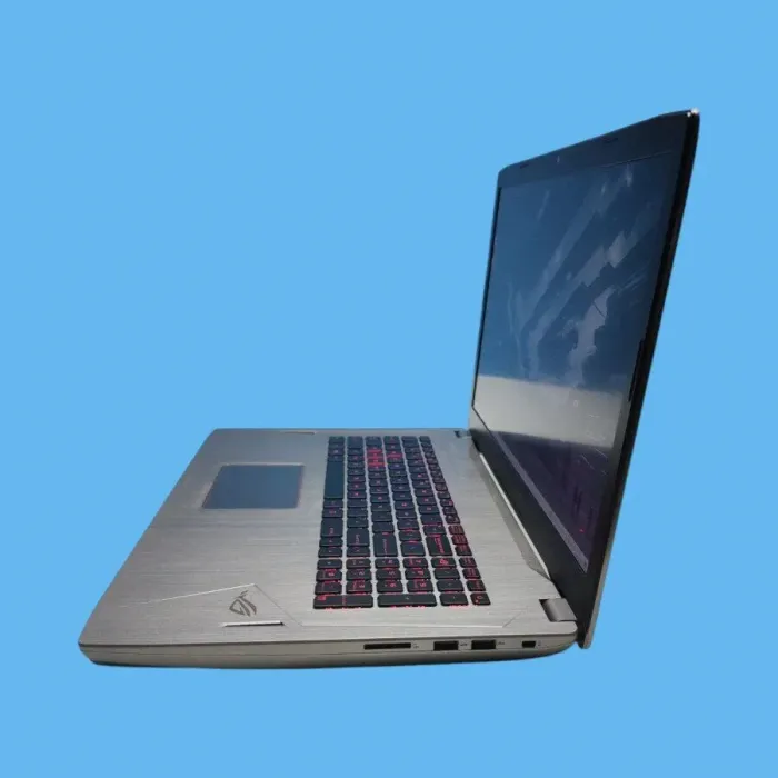 Ігровий ноутбук Asus ROG GL702VS / 17.3" (1920x1080) IPS / Intel Core i7-7700HQ (4 (8) ядра по 2.8 - 3.8 GHz) / 32 GB DDR4 / 480 GB SSD + 1000 GB HDD / nVidia GeForce GTX 1070, 8 GB GDDR5, 256-bit / WebCam / Win 10 Home б/в - зображення 5