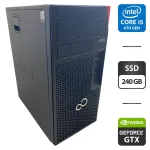 Комп'ютер Fujitsu Esprimo P757 E90 Tower / Intel Core i5-6600K (4 ядра по 3.5 - 3.9 GHz) / 16 GB DDR4 / 256 GB SSD / nVidia GeForce GTX 750, 2 GB GDDR5, 128-bit б/в