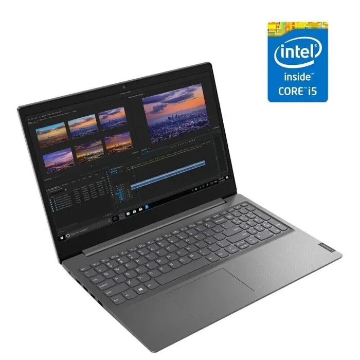 Ультрабук Lenovo V15-IIL / 15.6" (1920x1080) IPS / Intel Core i5-1035G1 (4 (8) ядра по 1.0 - 3.6 GHz) / 8 GB DDR4 / 256 GB SSD / Intel UHD Graphics / WebCam б/в - зображення 1