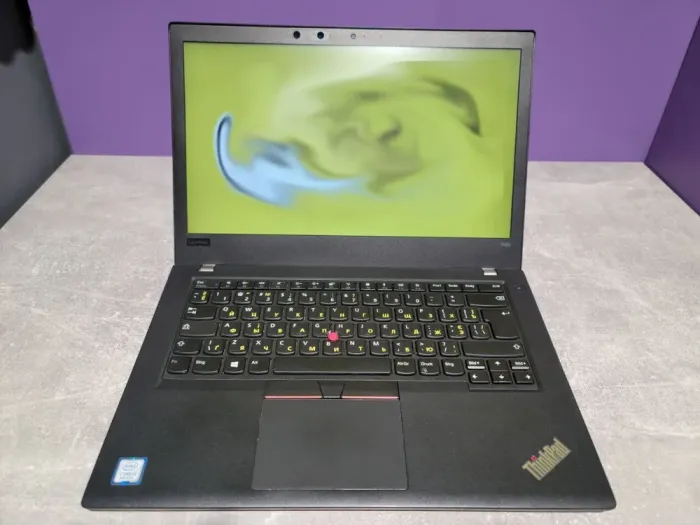 Ультрабук Lenovo ThinkPad T480 / 14" (1920x1080) IPS / Intel Core i5-8250U (4 (8) ядра по 1.6 - 3.4 GHz) / 12 GB DDR4 / 120 GB SSD / Intel UHD Graphics 620 / WebCam б/в - зображення 2