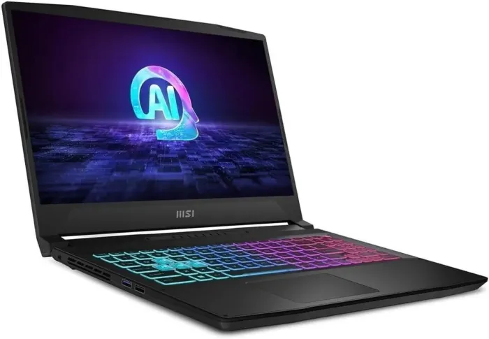 Ігровий ноутбук MSI Katana A15 AI / 15,6" (1920x1080) IPS / AMD Ryzen 9 8945HS (8 (16) ядер по 4.0 – 5.2 GHz) / 16 GB DDR5 / 1000 GB SSD M.2 / nVidia GeForce RTX 4070, 8 GB GDDR6, 128-bit / WebCam / Win 11 б/в - зображення 4