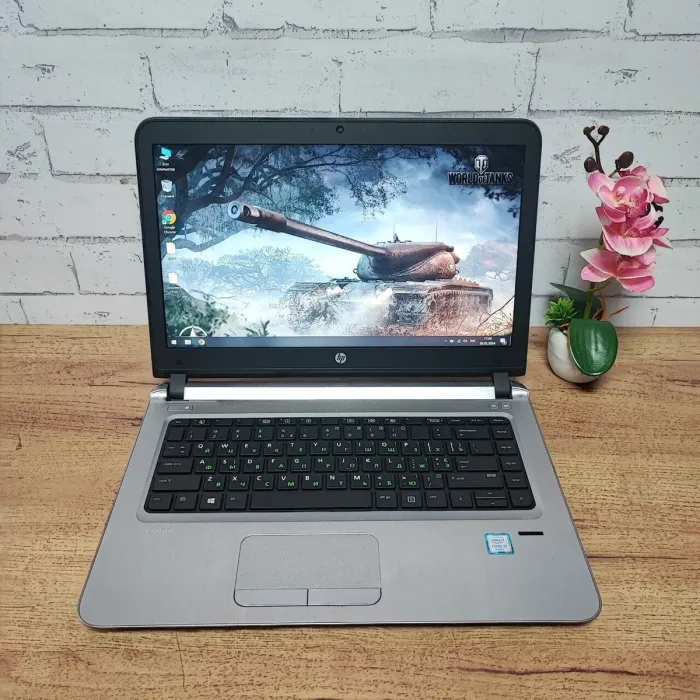 Ультрабук Б-клас HP ProBook 440 G3 / 14" (1920x1080) TN / Intel Core i5-6200U (2 (4) ядра по 2.3 - 2.8 GHz) / 16 GB DDR3 / 128 GB SSD + 500 GB HDD / Intel UHD Graphics 520 / WebCam / VGA б/в - зображення 2