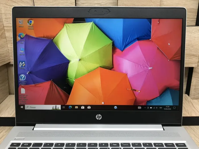 Ноутбук Б-клас HP ProBook 445 G7 / 14" (1920x1080) IPS / AMD Ryzen 7 4700U (8 ядер по 2.0 - 4.1 GHz) / 8 GB DDR4 / 256 GB SSD M.2 / AMD Radeon Graphics / WebCam / USB 3.1 / HDMI б/в - зображення 3
