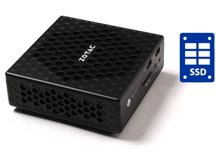 Неттоп Zotac ZBOX CI520 nano USFF / Intel Core i3-4020Y (2(4) ядра по 1.5 GHz) / 4GB DDR3 / 64 GB SSD / Intel HD Graphics 4200 б/в - зображення 1