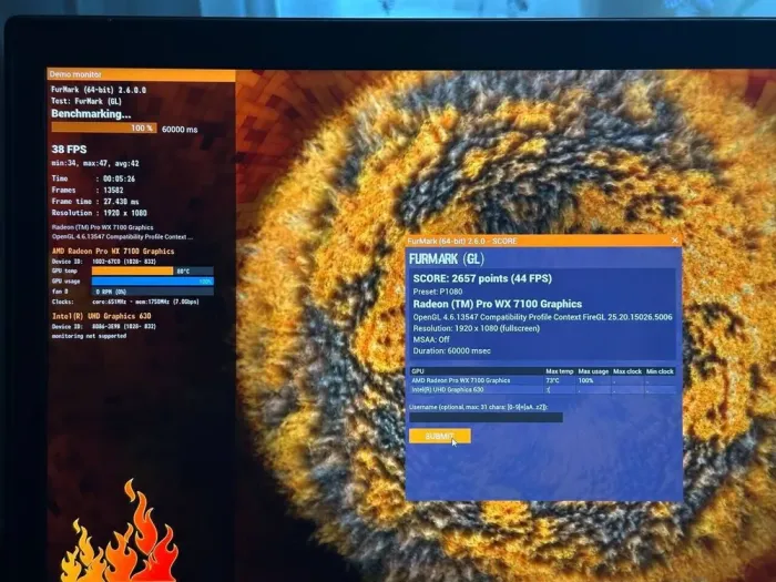 Мобільна робоча станція Dell Precision 7730 / 17.3" (3840x2160) IPS / Intel Core i7-8750H (6 (12) ядер по 2.2 - 4.1 GHz) / 32 GB DDR4 / 512 GB SSD / Radeon Pro WX 7100, 8 GB GDDR5, 256-bit / WebCam / HDMI б/в - зображення 8