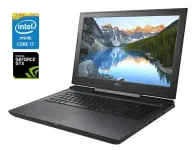 Ігровий ноутбук Б-клас Dell G7 15 7588 / 15.6" (1920x1080) IPS / Intel Core i7-8750H (6 (12) ядер по 2.2 - 4.1 GHz) / 8 GB DDR4 / 250 GB SSD / nVidia GeForce GTX 1060 Max-Q, 6 GB GDDR5, 192-bit / WebCam б/в