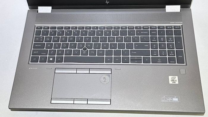 Мобільна робоча станція HP ZBook 17 G7 / 17,3" (1920x1080) IPS / Intel Core i5-10400H (4 (8) ядра по 2,6 - 4,6 ГГц) / 32 ГБ DDR4 / 256 ГБ SSD + 256 ГБ SSD / nVidia Quadro T1000, 4 ГБ GDDR5, 128-біт / WebCam б/в - изображение 2