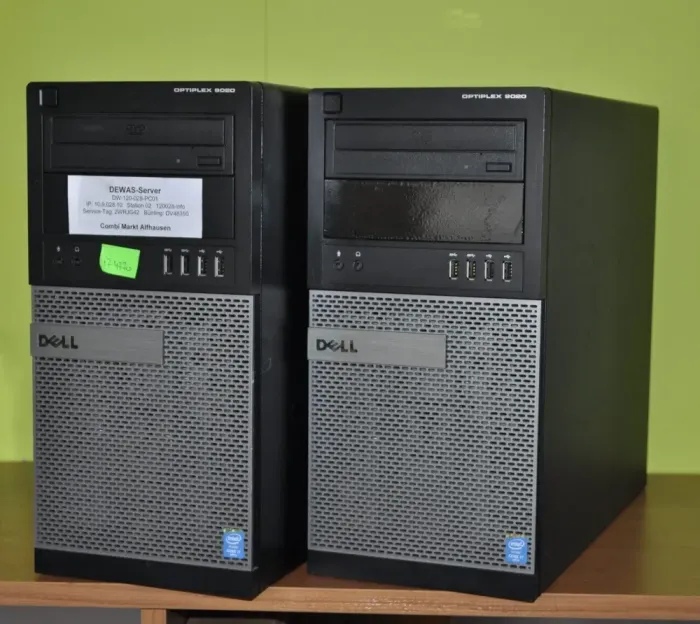 Комп'ютер Dell OptiPlex 9020 Tower / Intel Core i7-4770 (4 (8) ядра по 3.4 - 3.8 GHz) / 16 GB DDR3 / 240 GB SSD / Intel HD Graphics 4600 / DVD-ROM / DVI б/в - зображення 3