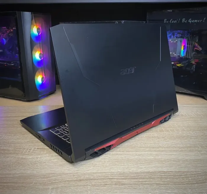 Ігровий ноутбук Acer Nitro 5 / 17.3" (1920x1080) IPS / AMD Ryzen 7 5800H (8 (16) ядер по 3.2 - 4.4 GHz) / 16 GB DDR4 / 1000 GB SSD / nVidia GeForce RTX 3070, 8 GB GDDR6, 256-bit / WebCam б/в - зображення 6