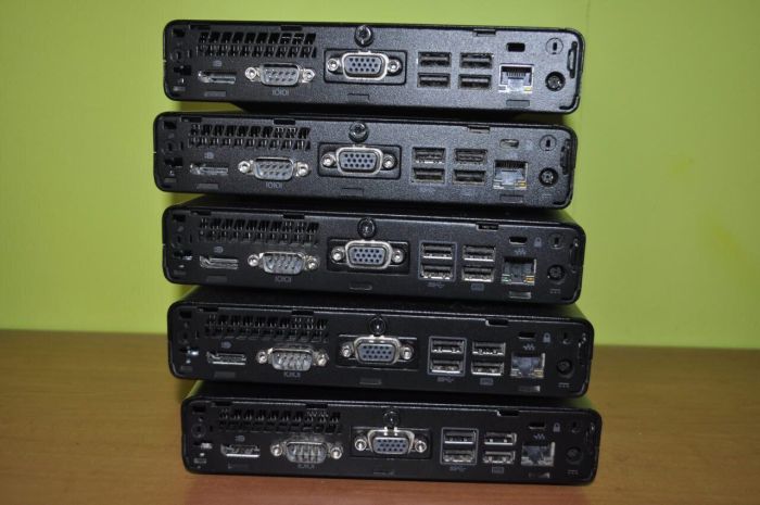 Неттоп HP ProDesk 400 G3 Mini PC USFF / Intel Core i5-7500T (4 ядра по 2.7 - 3.3 GHz) / 12 GB DDR4 / 120 GB SSD M.2 + 250 GB HDD / Intel HD Graphics 630 / Windows 11 Pro б/в - зображення 7