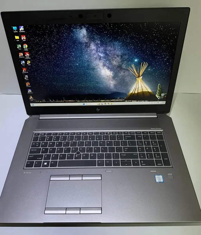 Мобільна робоча станція HP zBook 17 G6 / 17.3" (1920x1080) IPS / Intel Core i9-9880H (8 (16) ядер по 2.3 - 4.8 GHz) / 64 GB DDR4 / 256 GB SSD + 500 GB HDD / nVidia Quadro RTX 5000, 16 GB GDDR6, 256-bit / WebCam б/в - зображення 6